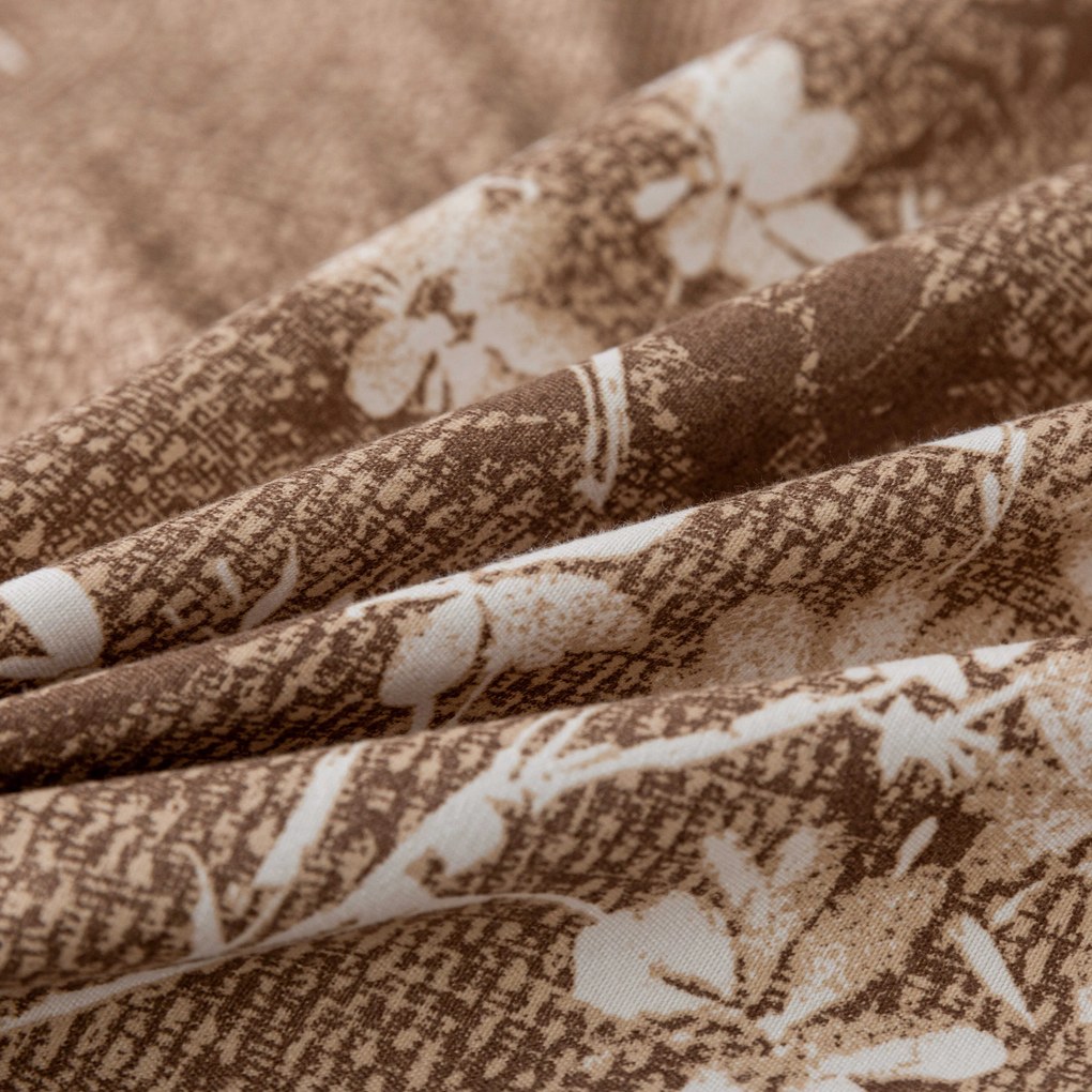 Mikroflanelové obliečky BRONIVA hnedé Rozmer obliečky: 70 x 90 cm | 140 x 200 cm