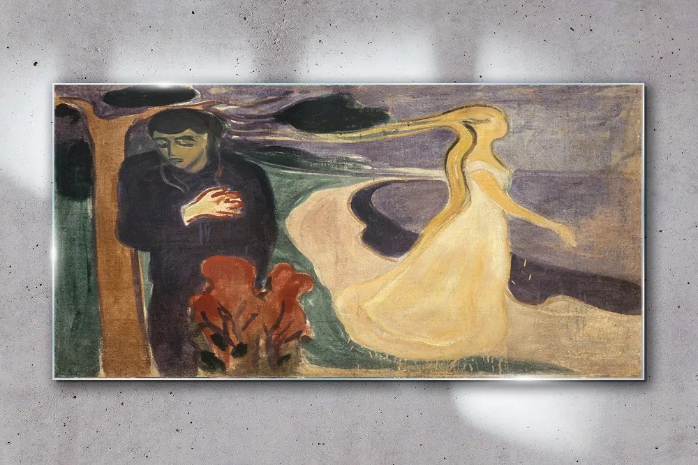 Skleneny obraz Separácia edvard munch
