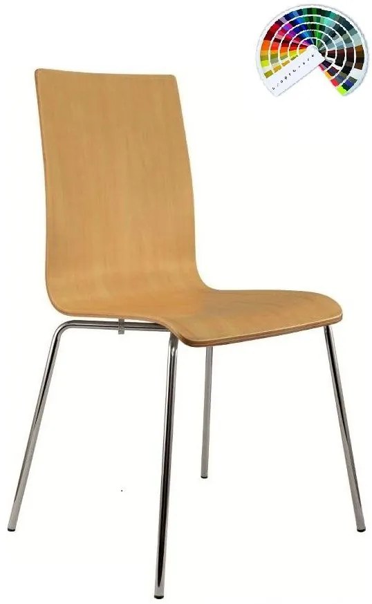 ALBA Konferenčná rokovacia stolička LILLY EKO drevo