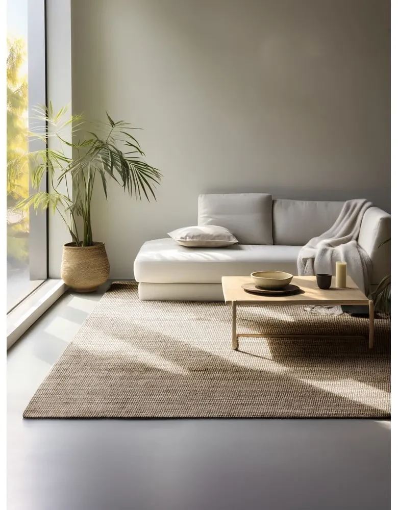 Béžový jutový koberec 80x150 cm Bouclé – Hanse Home