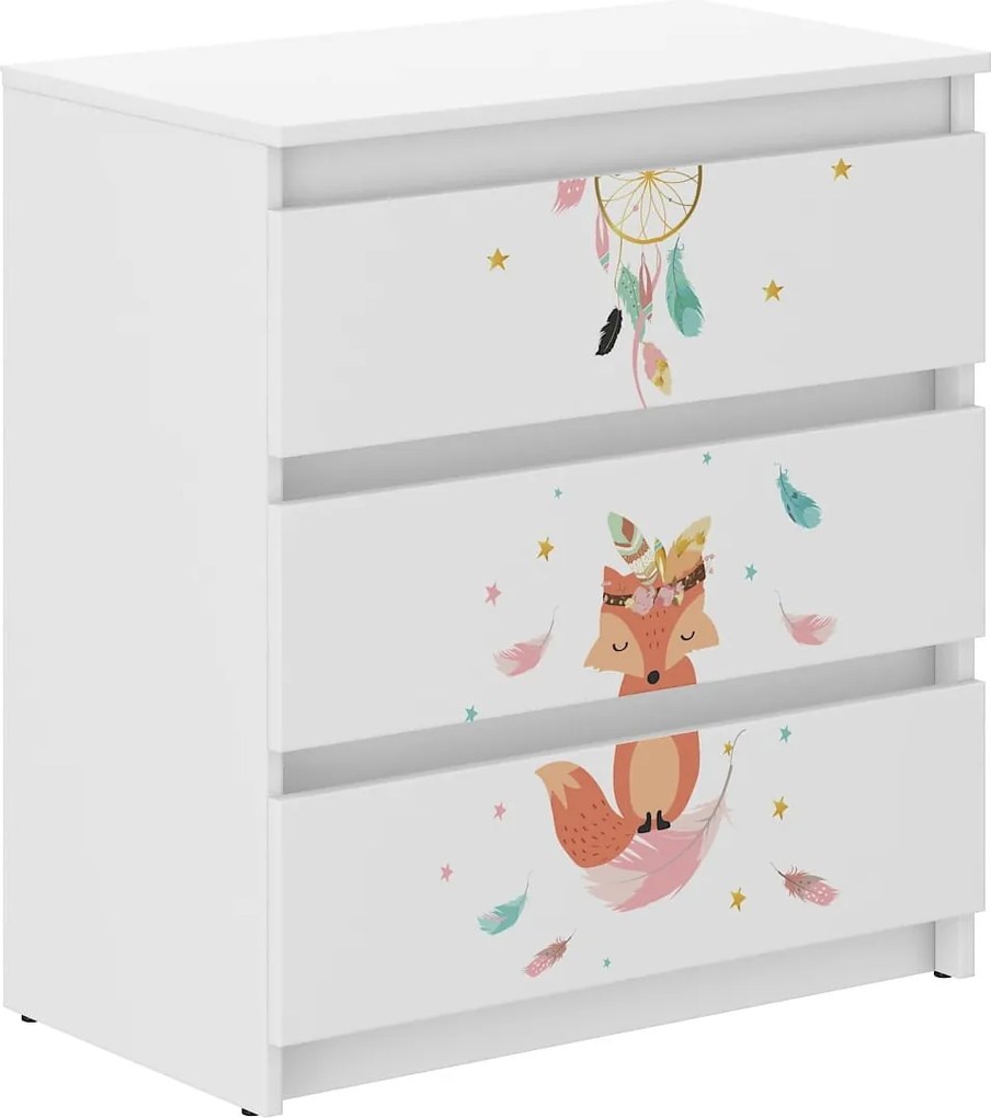 Wooden Toys Detská komoda R-3 LISEK