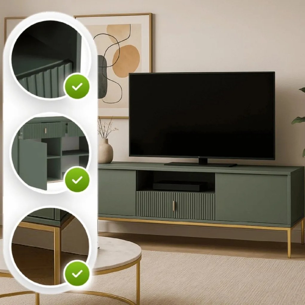 PROXIMA.store -Štýlový TV stolík MARCOS