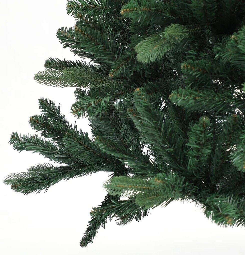 Umelý vianočný stromček FROST, 150cm, zelená Casaria