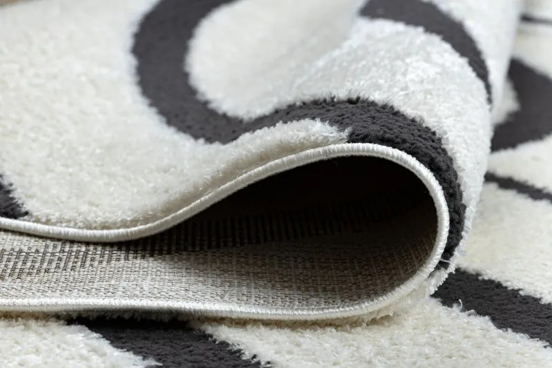 Kusový koberec Mode 8631 geometric cream/black, 180x270, čiernobiela, kancelária, Dywany Łuszczów