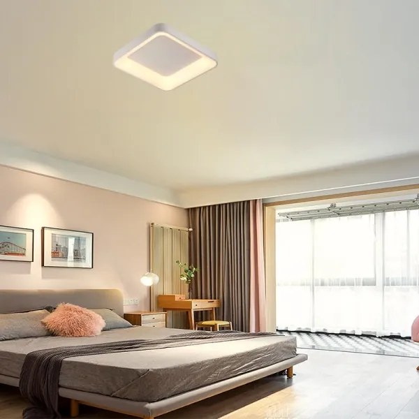 LED Stmievateľné stropné svietidlo LED/45W/230V 3000-6500K biela + diaľkové ovládanie