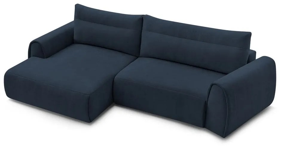 Tmavomodrá rohová pohovka Aden – Bobochic Paris