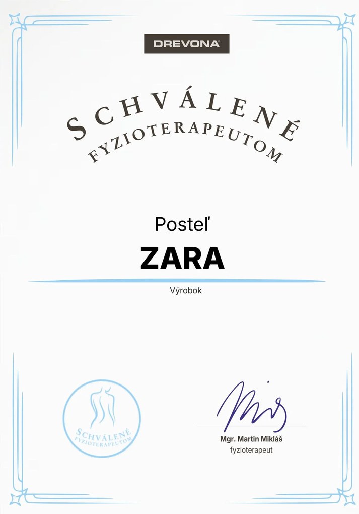 DREVONA® Manželská posteľ 180 cm ZARA, sivohnedá taupe Terra 29