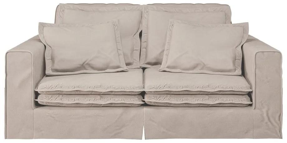 Svetlohnedá pohovka 196 cm Nora – Ropez