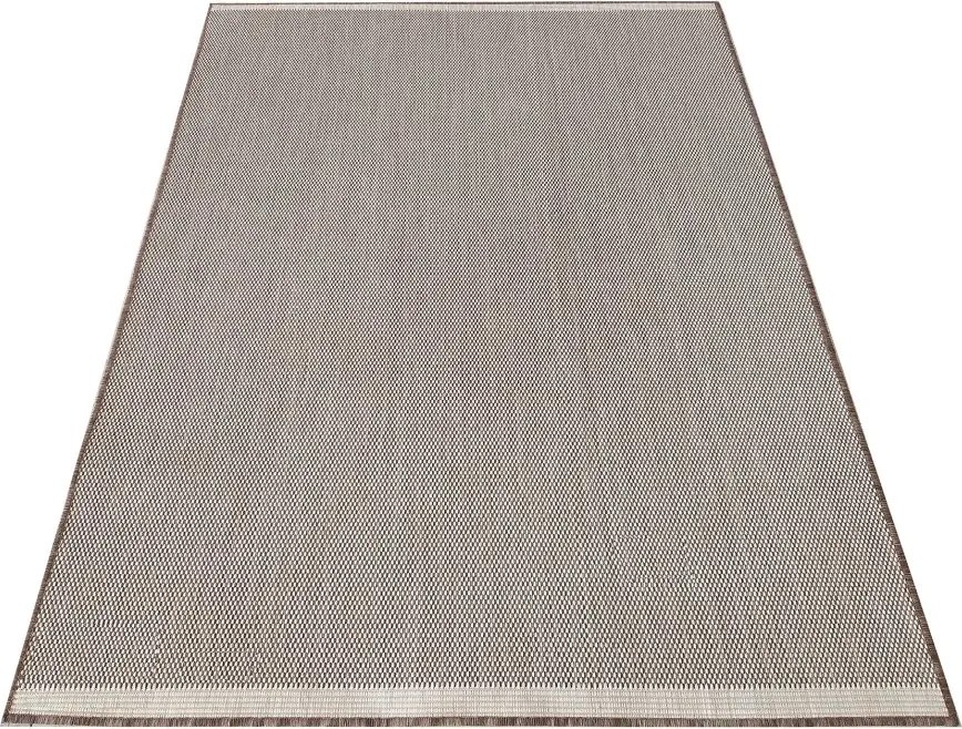 DY Hnedý obojstranný tkaný koberec Zara 14 Rozmer: 80x150 cm