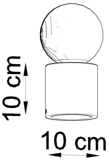 Sollux SL.0674 - Stolná lampa SALGADO 1xE27/60W/230V drevo