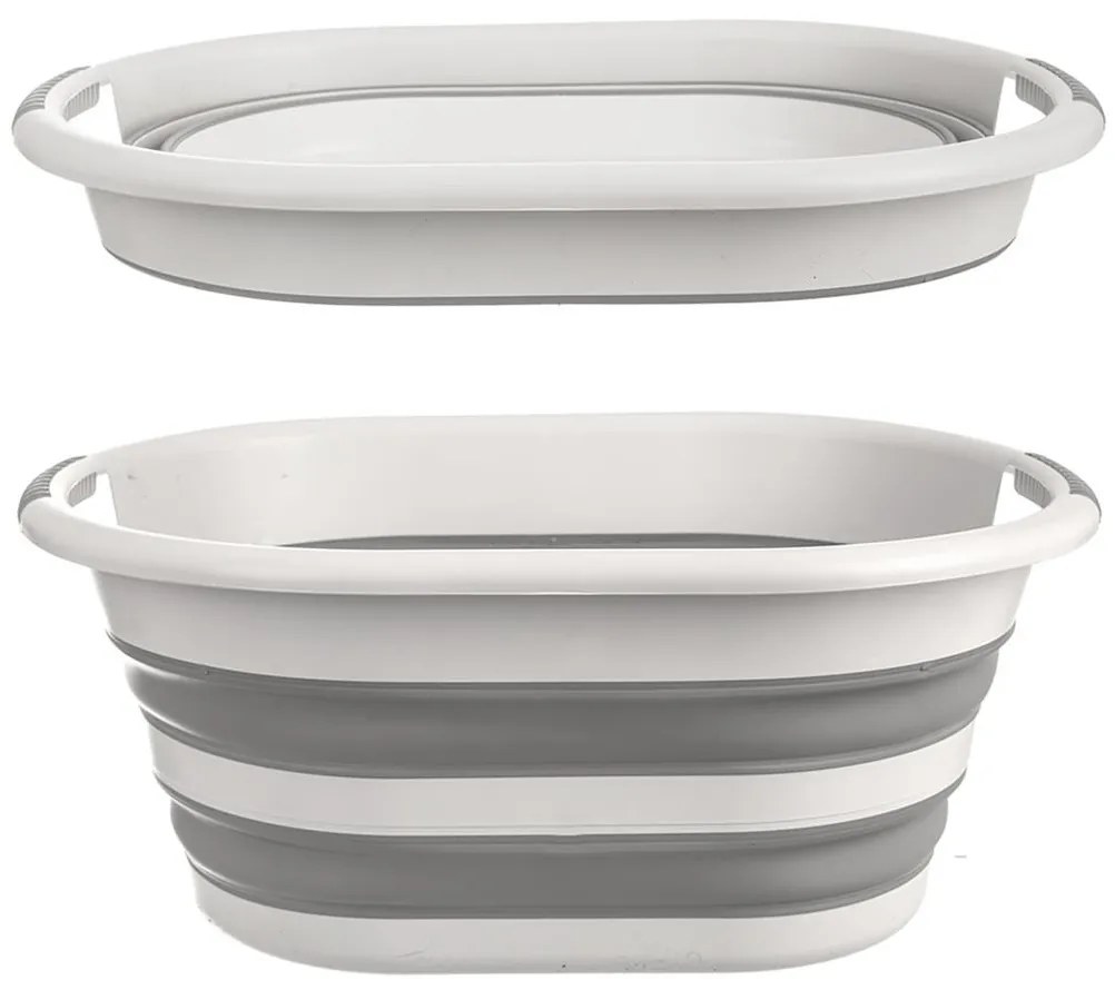 Orion Skladací kôš na bielizeň, silikónový, KEMP, 38 l