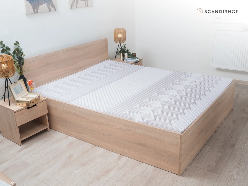 Penový matrac DELUXE 180x200 cm Ochrana matraca: BEZ chrániča matraca