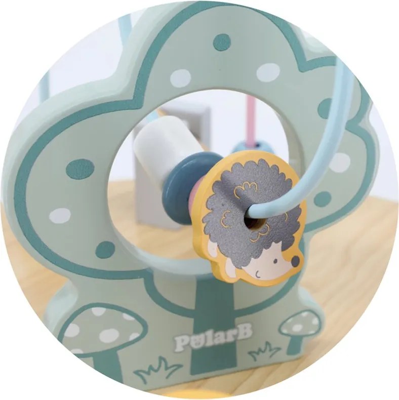 Vzdelávací stôl PolarB s korálkovým bludiskom