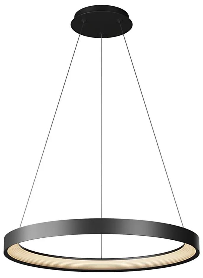 Top Light-LED St. luster na lanku ORBIT LED/40W/230V 3000-6500K pr.50 cm čierna+DO