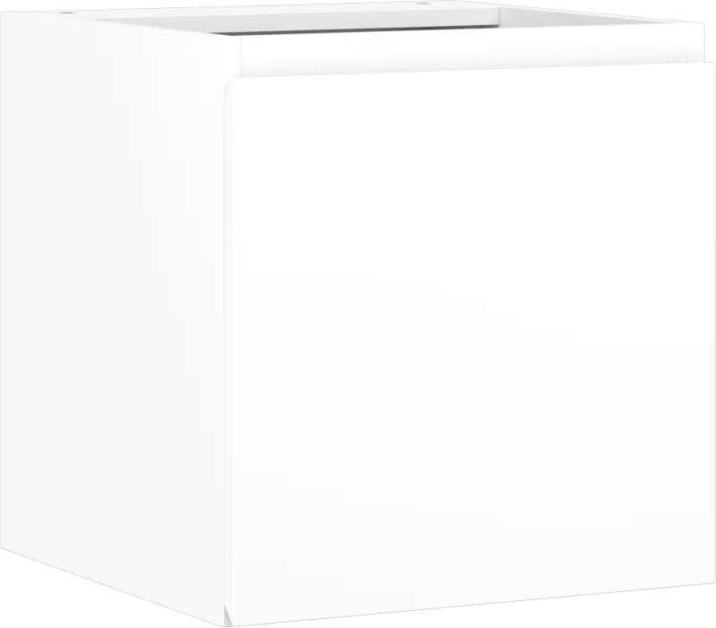 Mexen Orio, kúpeľňová skrinka 45 cm, 1 dvierka, biela matná, 91A11-04547-1-BF01