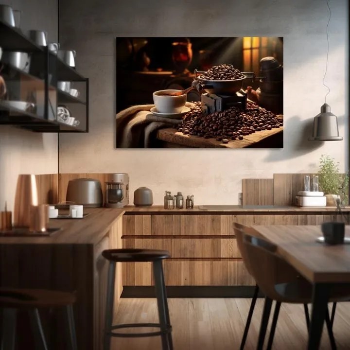 Kávové obrazy do kuchyne Čaro Kávových Zŕn 40x60 cm
