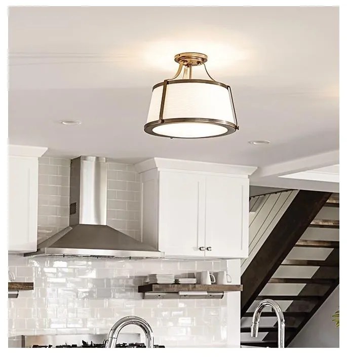 Hinkley - Prisadený luster CHARLOTTE 3xE27/75W/230V mosadz