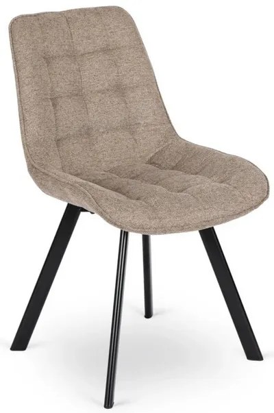 Vintino kreslo BERA Látka - bežová farba, nohy čierne - vintino.sk