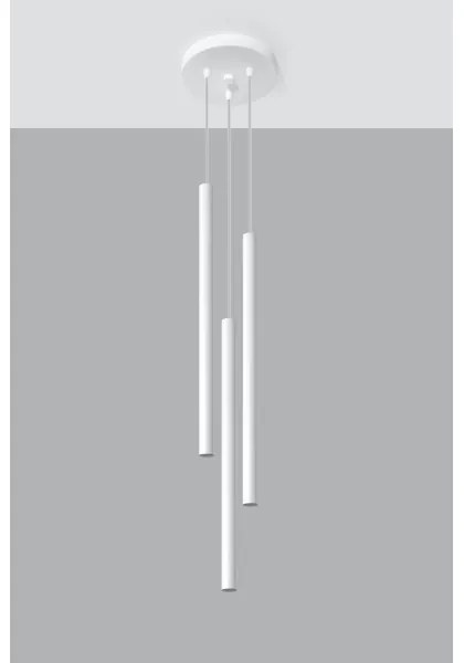 Sollux SL.0467 - Luster na lanku PASTELO 3xG9/8W/230V biela