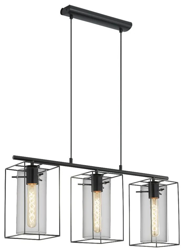 Závesné svietidlo EGLO LONCINO pendant black 49496