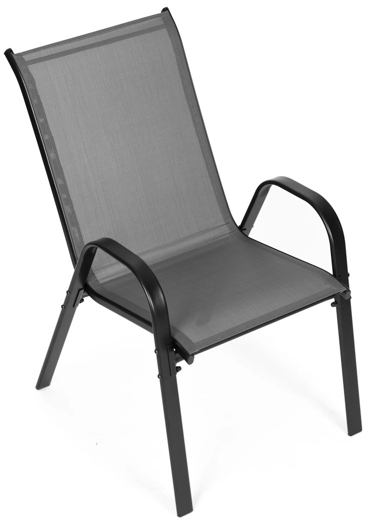 ModernHome Sada záhradných stoličiek - šedé