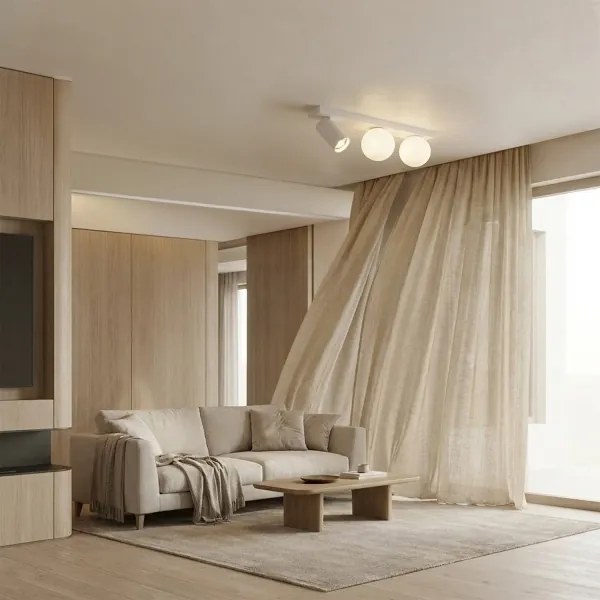 Brilagi - Bodové svietidlo SELE BALL 1xGU10/30W/230V + 2xG9/10W biela
