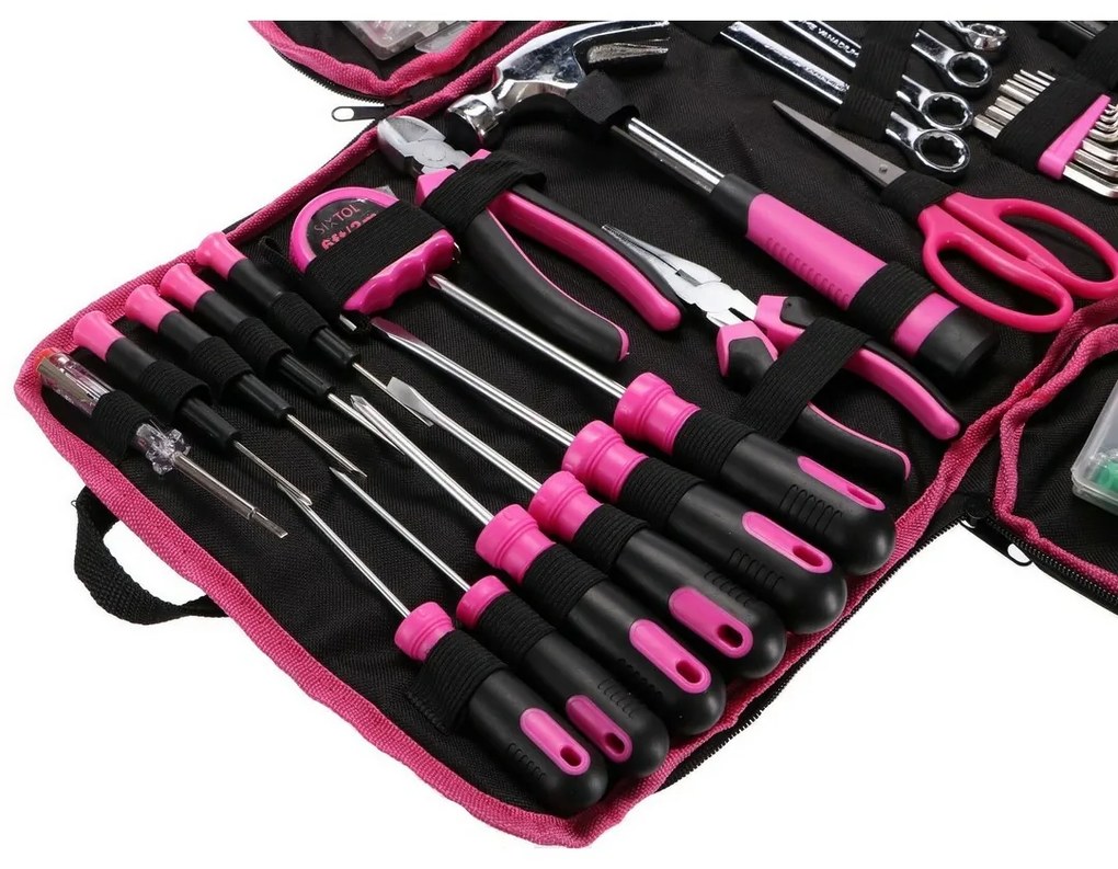 Sixtol Sada náradia Home Pink, 120 ks