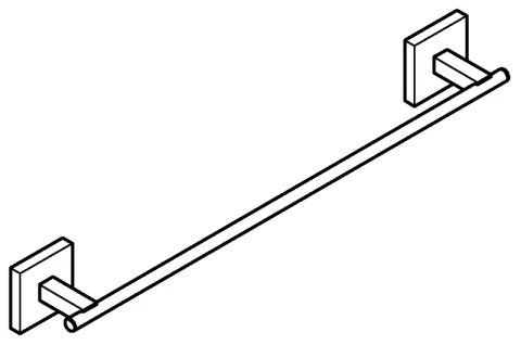 GROHE 409872430 - Držiak na uteráky 450 mm čierny