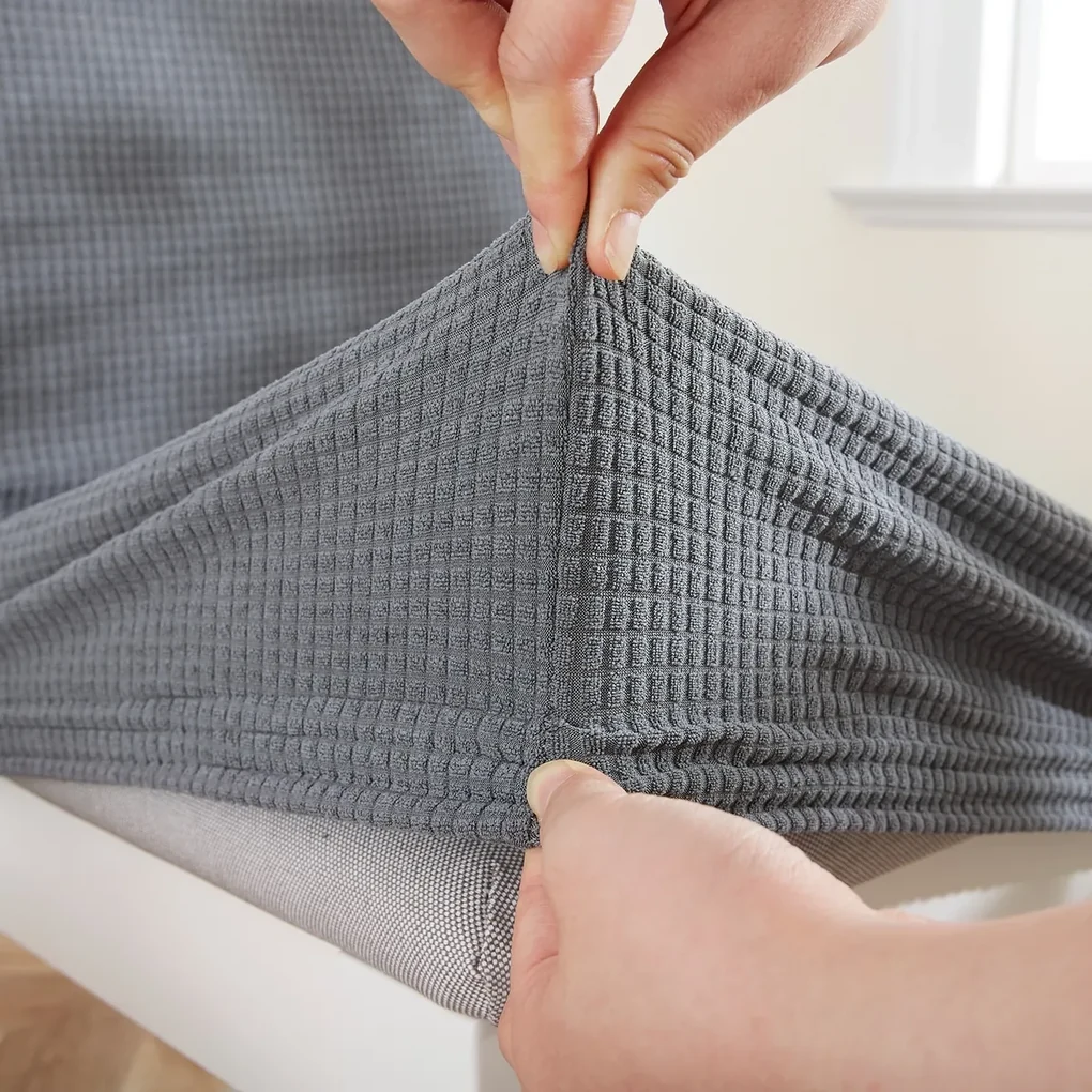4Home Napínací poťah na stoličku Magic clean svetlosivá, 45 - 50 cm, sada 2 ks