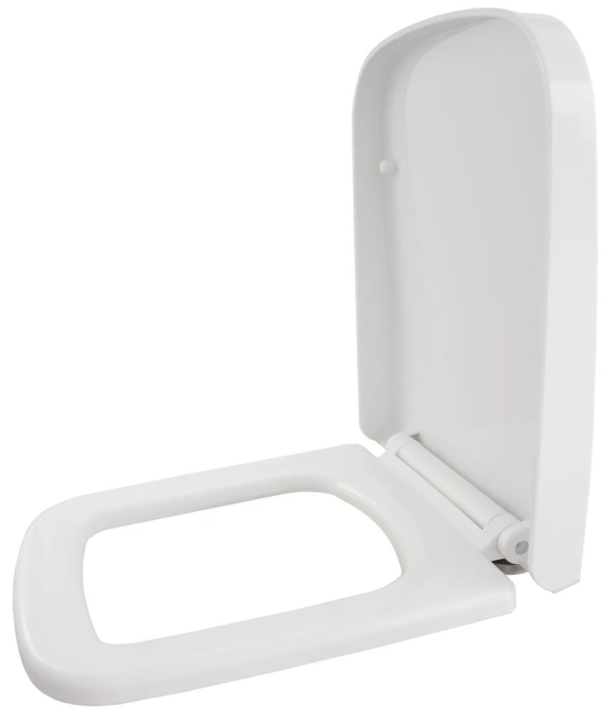 Gamma Viana, toaletná WC doska s pomalým zatváraním, duroplast, EasyClean, biela lesklá, GMA-D6