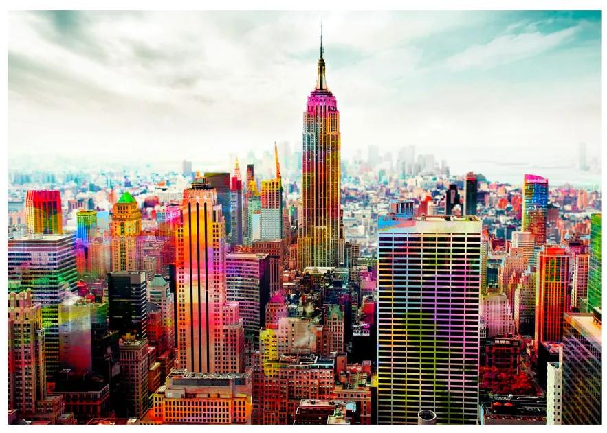 Artgeist Fototapeta - Colors of New York City Veľkosť: 147x105, Verzia: Samolepiaca
