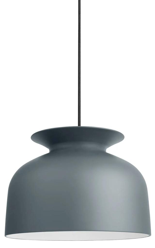 GUBI Ronde závesná lampa Ø 40 cm, modrosivá