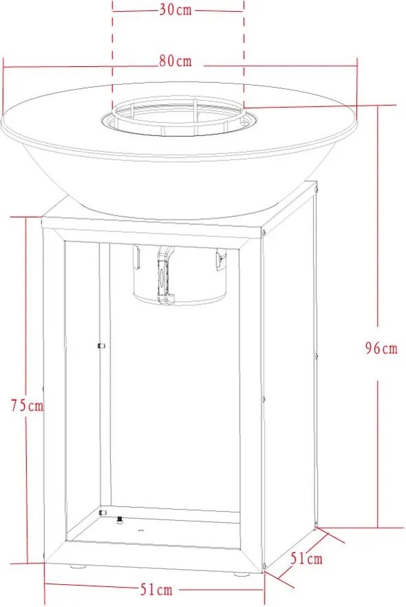 Záhradný gril Avenberg YUROK