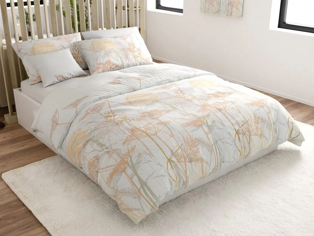 Krepové obliečky z Renforcé bavlny CARAWAY krémové Rozmer obliečky: 70 x 90 cm | 140 x 200 cm