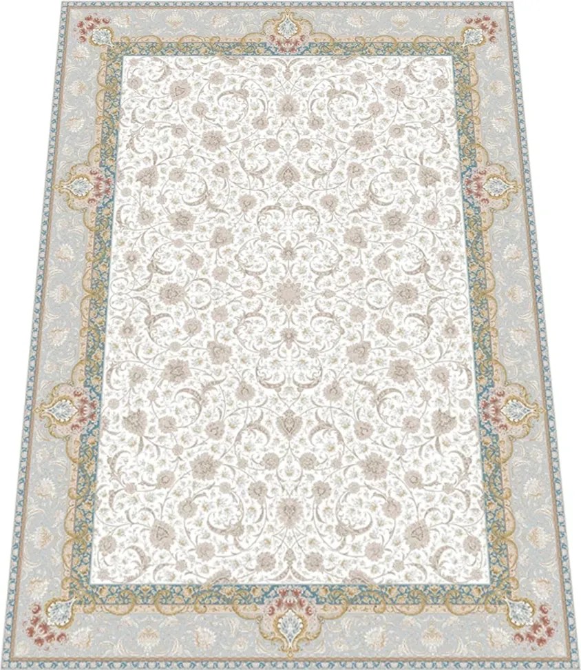 Koberec Miras 1202 CREAM – krémový obdĺžnik s orientálnym vzorom Rozmer: 150x225 cm