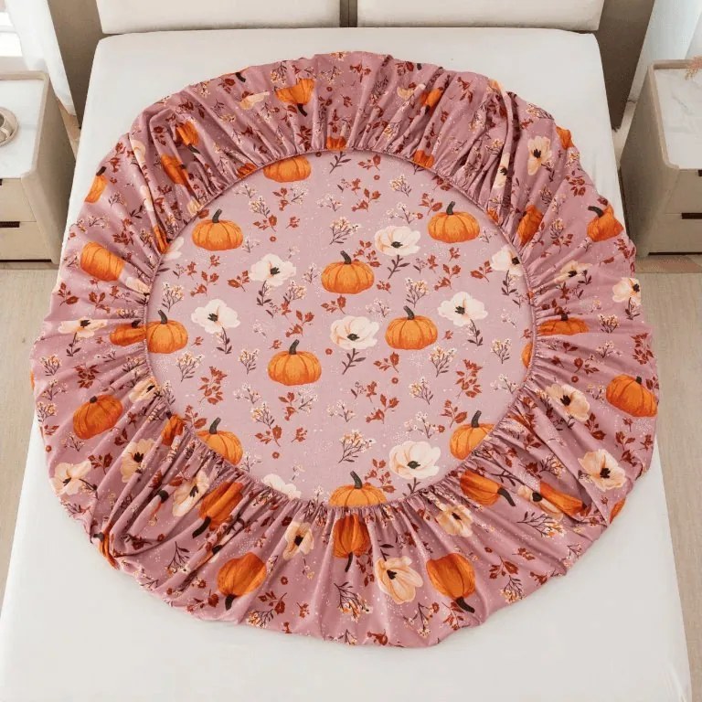 Plachta z mikrovlákna PUMPKINS ROSAVIE staroružové 180x200 cm