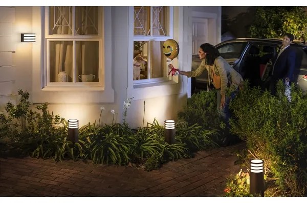 Philips 17401/93/P0 - LED Vonkajšie svietidlo Hue LUCCA 1xE27/9,5W/230V IP44