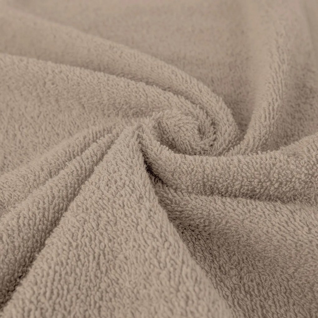 BAVLNENÉ UTERÁKY SOLANO SADA 1 KS 50X90 CM, 1 KS 70X140 CM BÉŽOVÁ