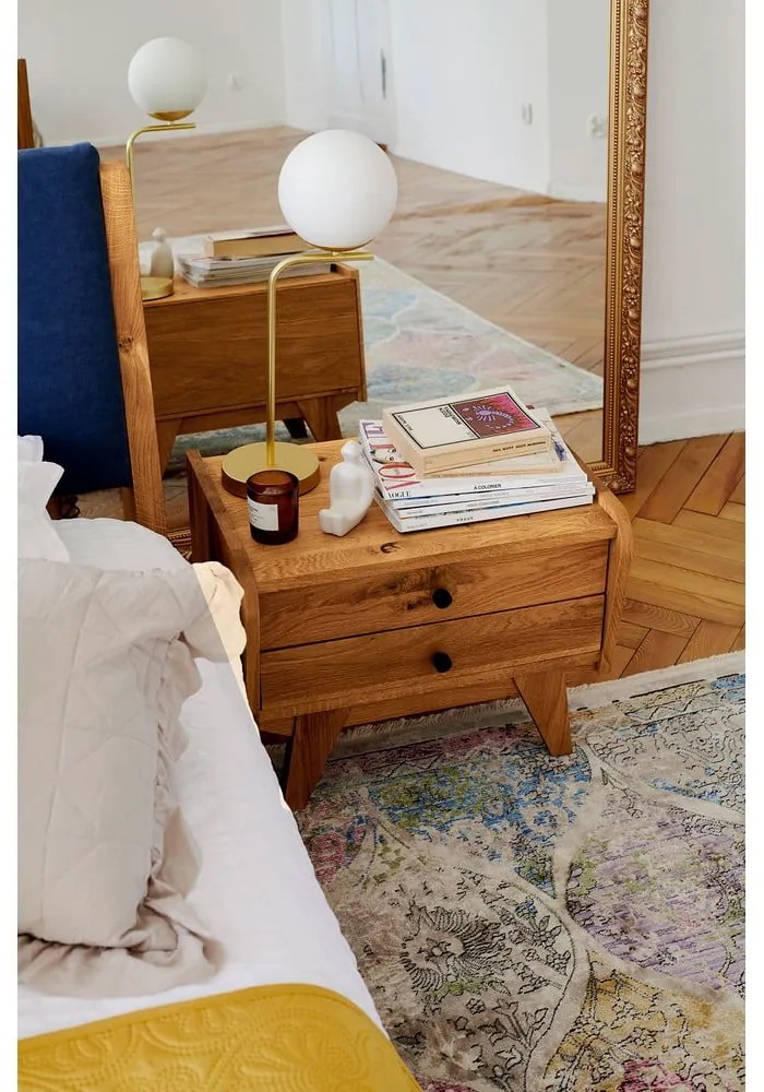Nočný stolík z dubového dreva Retro 1 - The Beds
