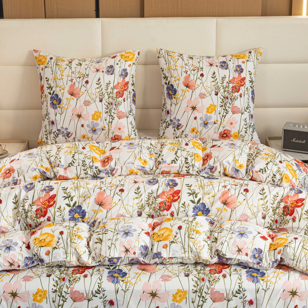 Obliečky z mikrovlákna WILDFLOWERS farebné Rozmer obliečky: 70 x 90 cm | 140 x 200 cm