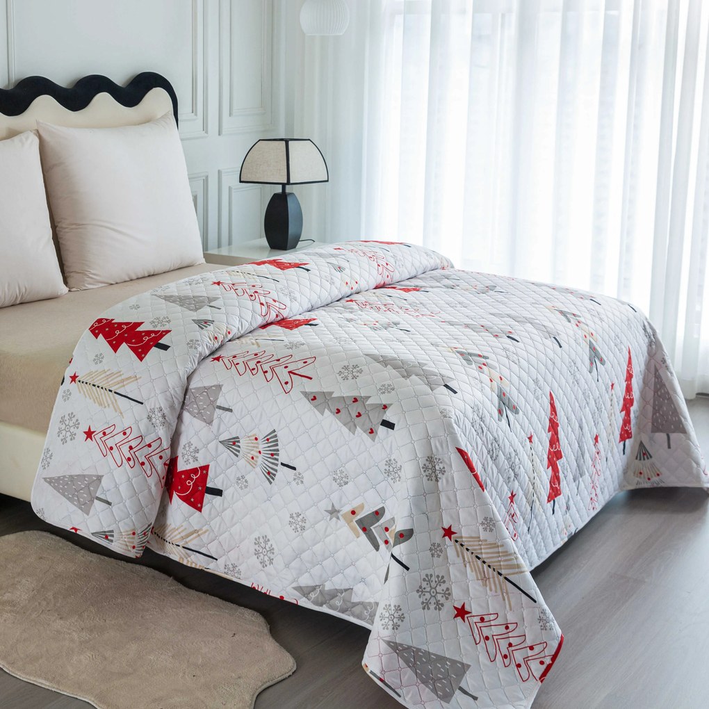 Prehoz na posteľ JINGLE, biely Rozmer: 170 x 210 cm