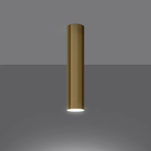 Sollux SL.1203 - Bodové svietidlo LAGOS 1xGU10/10W/230V 30 cm zlatá