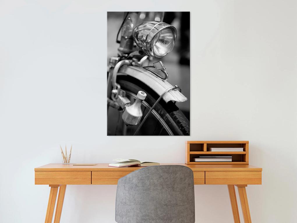 Artgeist Obraz - Bicycle Details (1 Part) Vertical Veľkosť: 80x120, Verzia: Premium Print