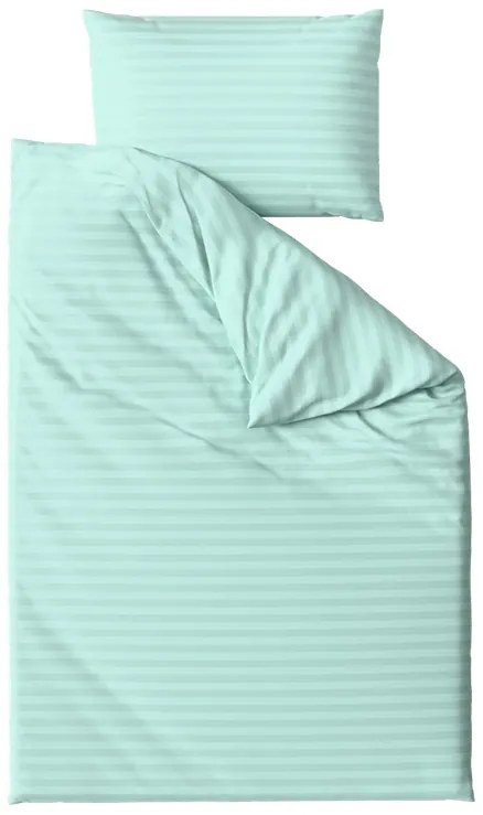 Hotelové obliečky z mikrovlákna JASMINE mentolové - prúžok 2 cm Rozmer obliečky: 70 x 90 cm | 140 x 200 cm