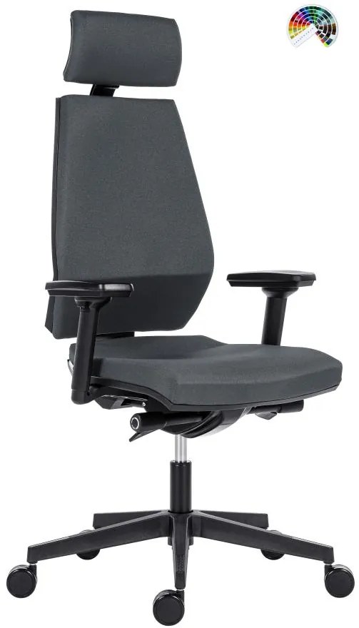 ANTARES Manažérska kancelárska stolička 1870 SYN MOTION čalúnenie KOŽA LEATHER