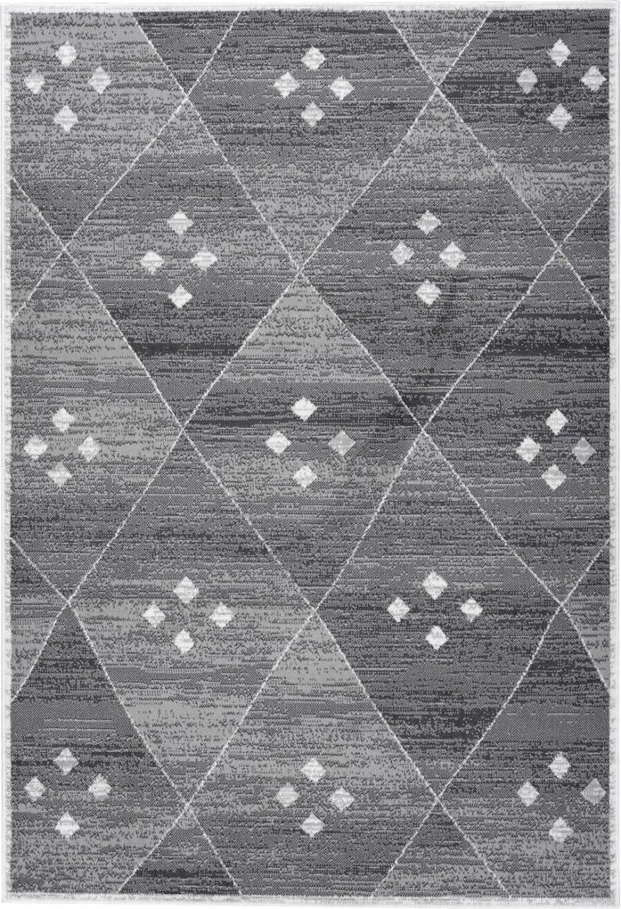 XXXLutz BEHÚŇ, 80/150 cm sivá, biela Kayoom - Online Only bytové doplnky - 005937177101