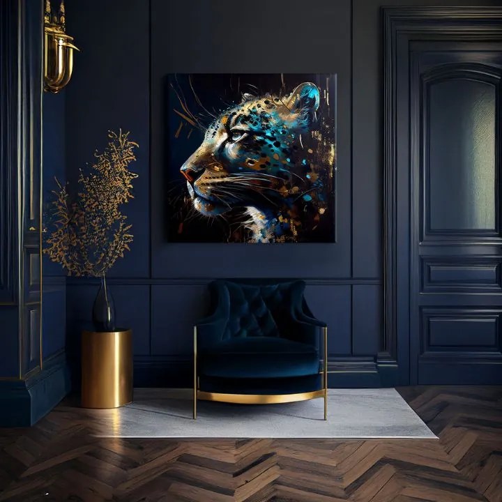 Dekoratívna maľba na plátne - PREMIUM ART - Spotted Hunter's Elegance