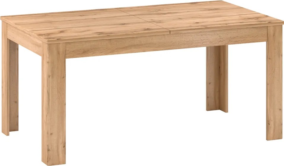 Rozkladací jedálenský stôl, dub apalačský, 160-200x90 cm, PUSAN S