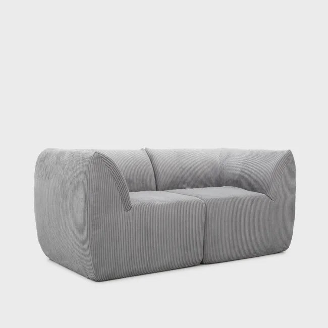 Dvojmiestna pohovka SVELA sivá 746710