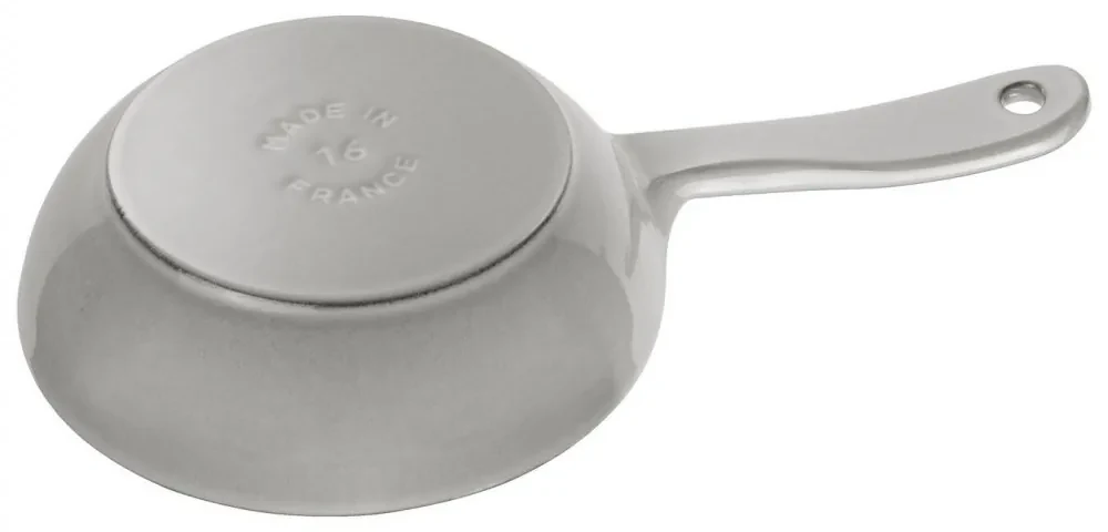 Liatinová panvica na pečenie Staub 16 cm, sivá, 1221618